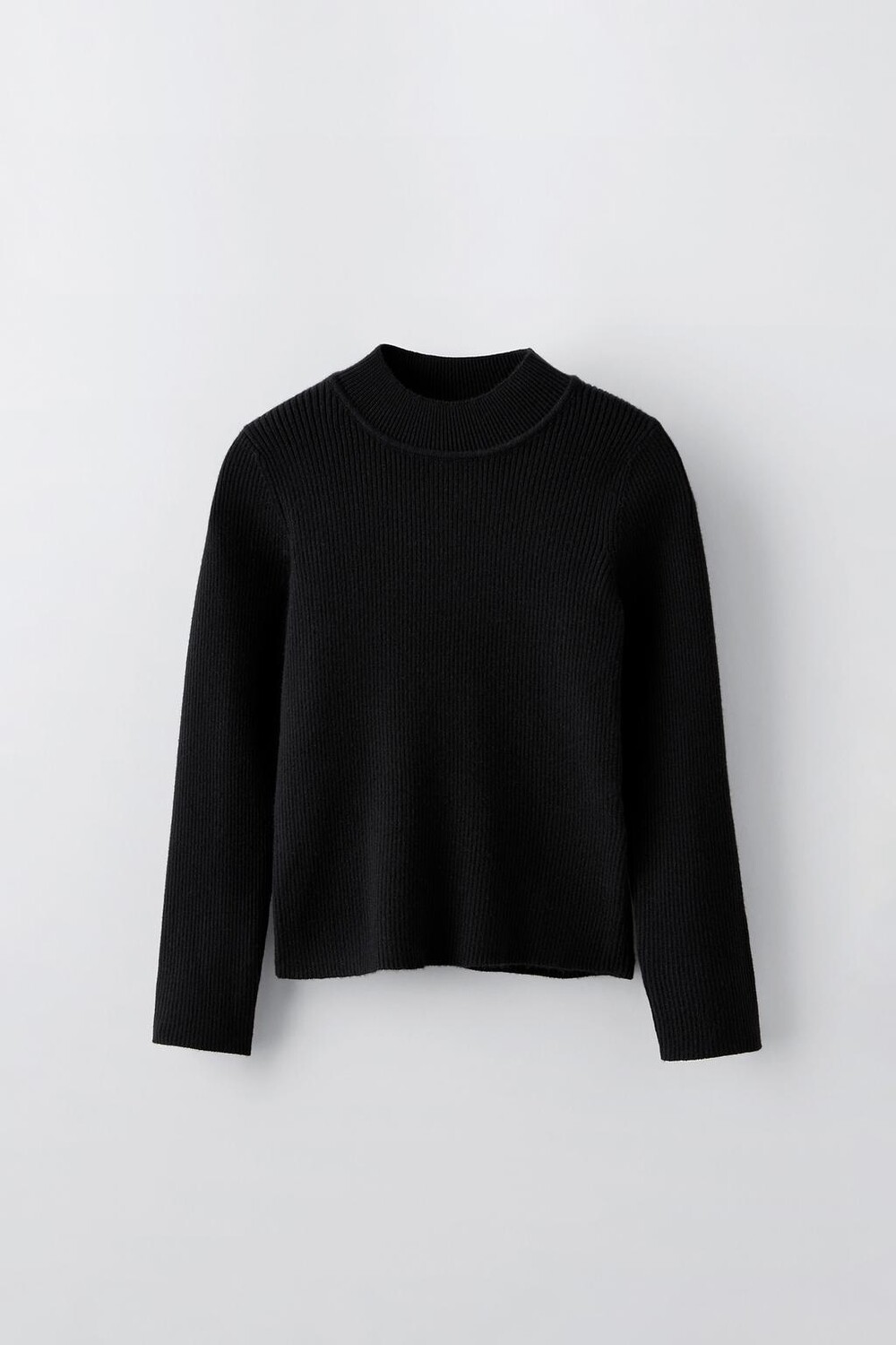 

Свитер в рубчик ZARA, черный