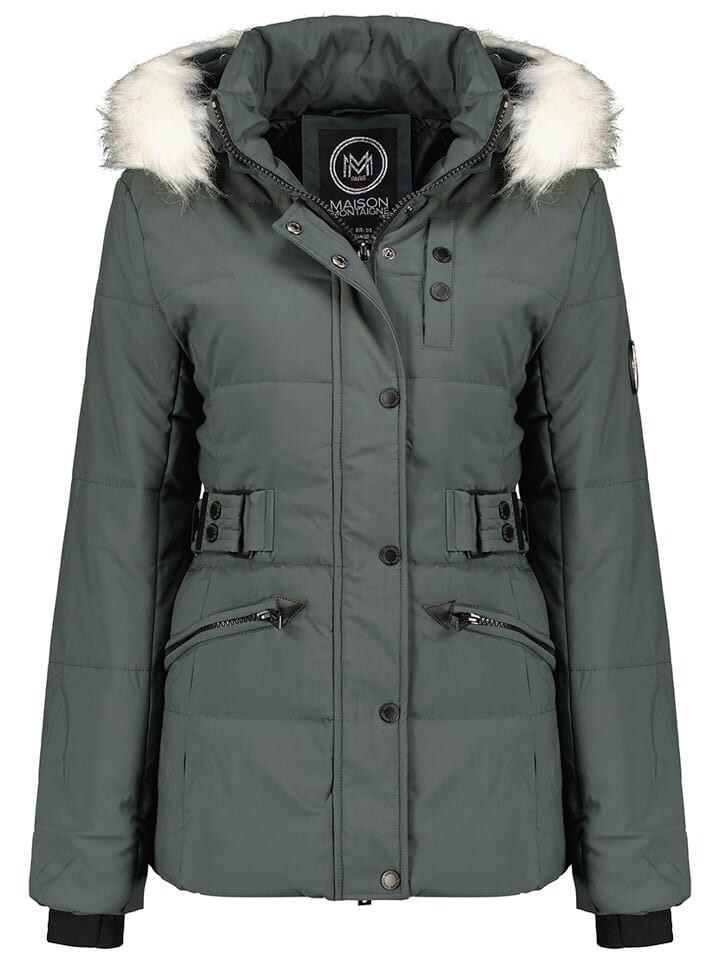 

Стеганая куртка Maison Montaigne, цвет oliv/grau