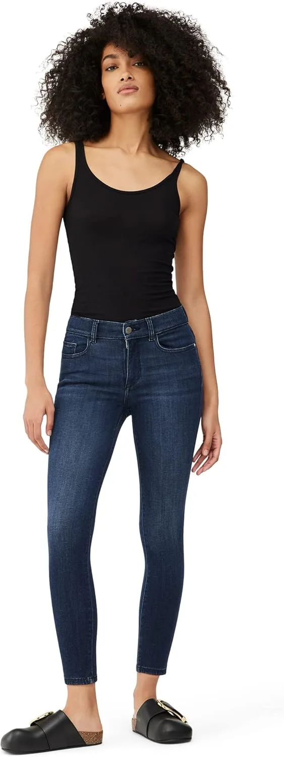 

DL1961 Женские джинсы Farrow Instaculpt High Rise Skinny Fit Ankle