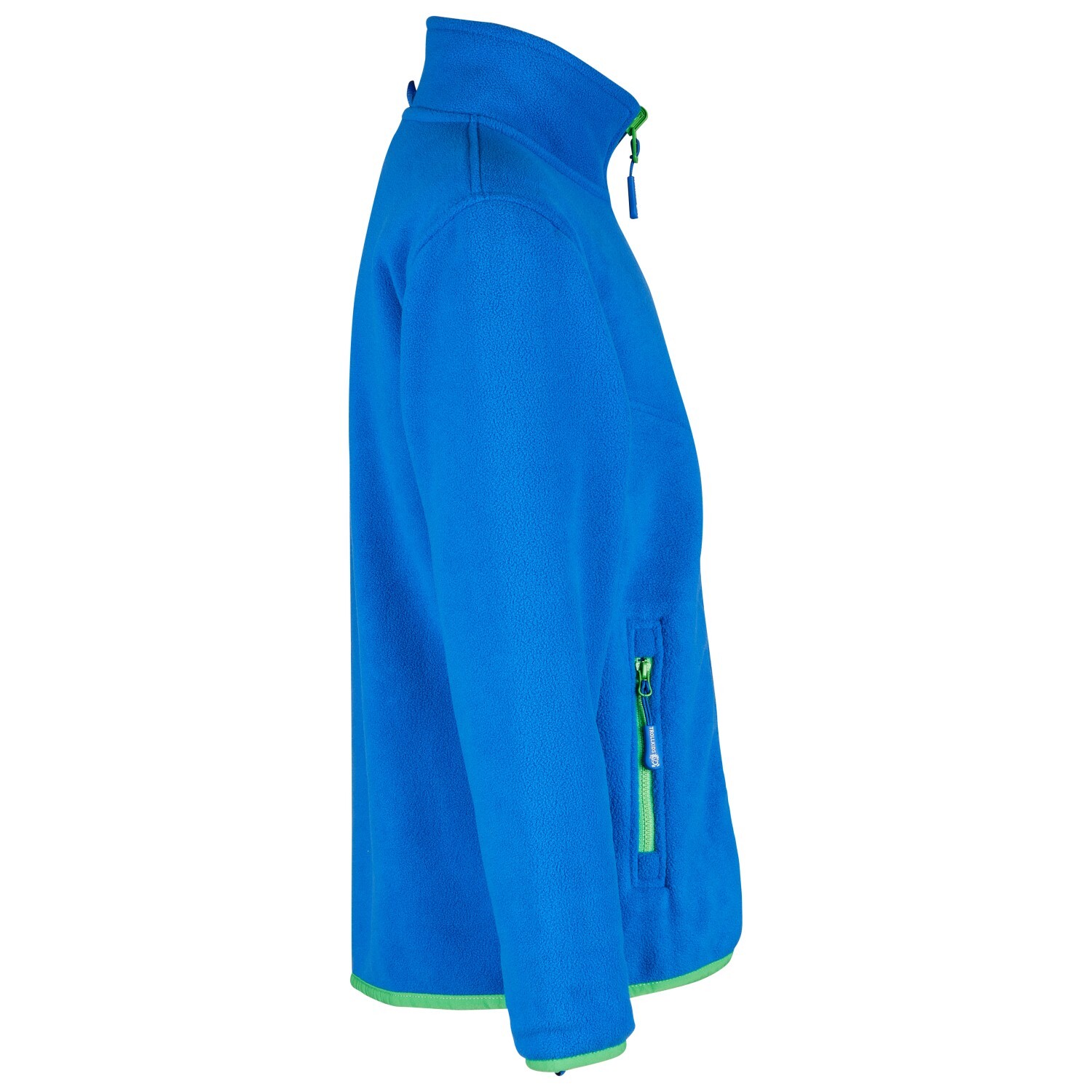 Флисовая жилетка Trollkids Kids Oppdal XT, цвет Navy/Bright Green — фото 3