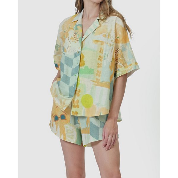 

Рубашка Tropez relaxed fit Walnut Melbourne, Rhodes Palace