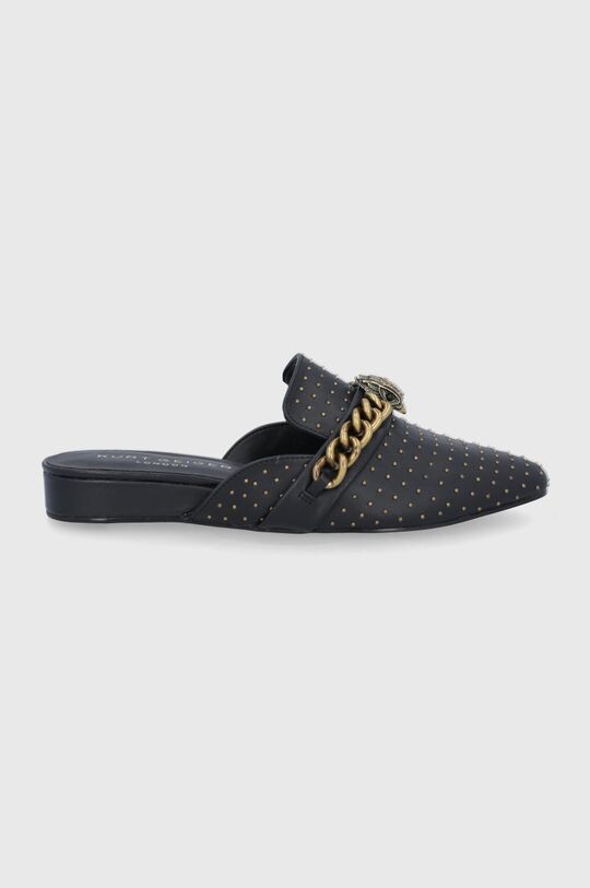 

Кожаные тапочки челси Kurt Geiger London, черный