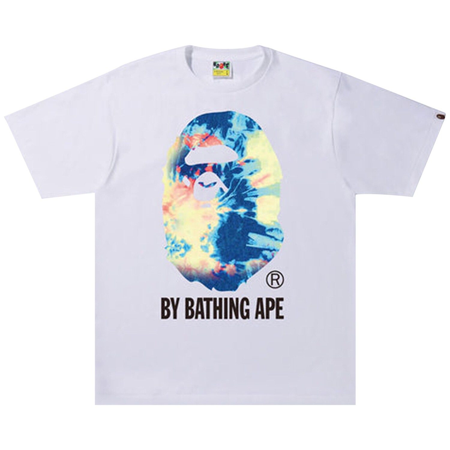 

Футболка BAPE Tie Dye By Bathing Ape, цвет Белый/Многоцветный