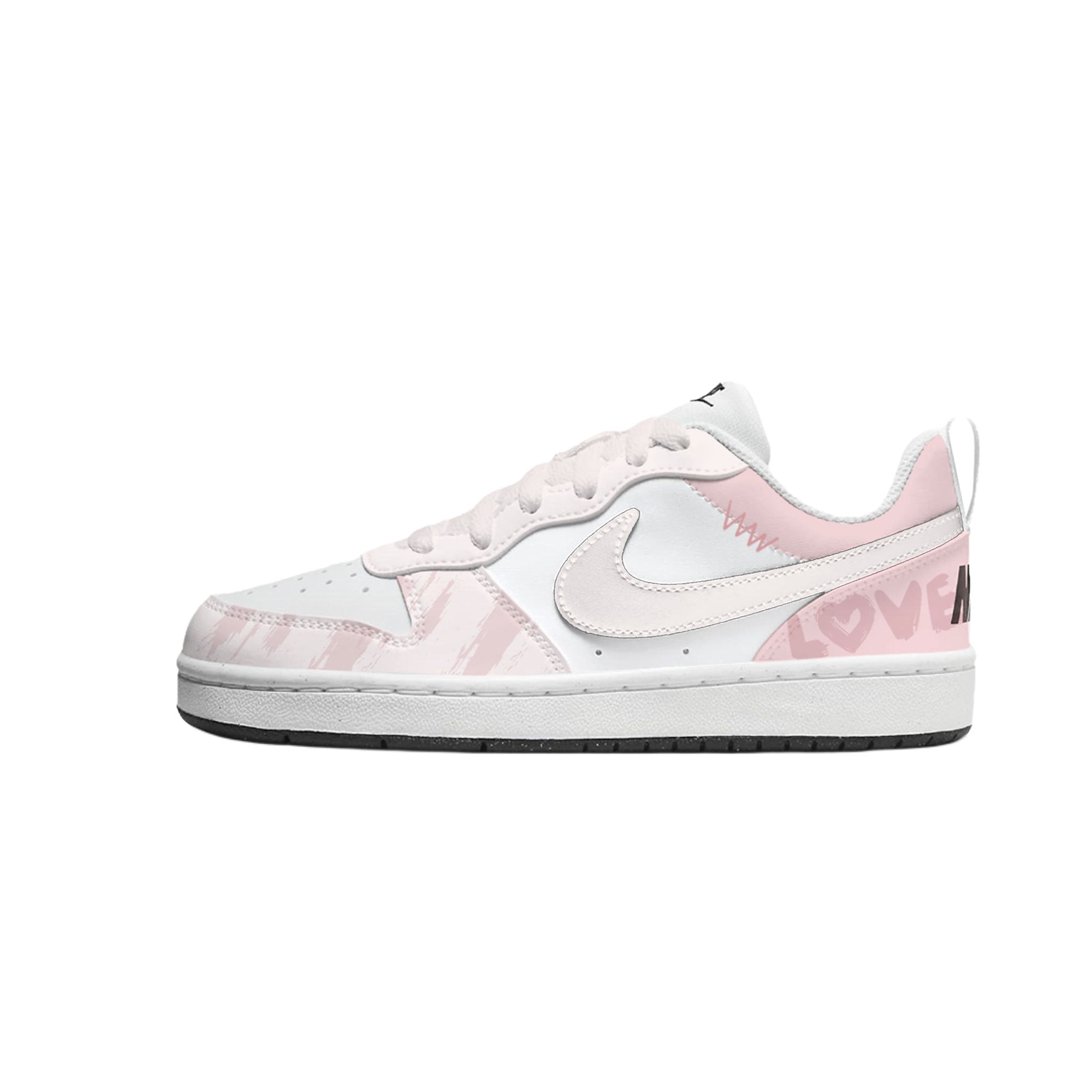 

Nike Court Borough Beloved Quadrant устойчивые к истиранию низкие детские скейтбординговые кроссовки white для подростков