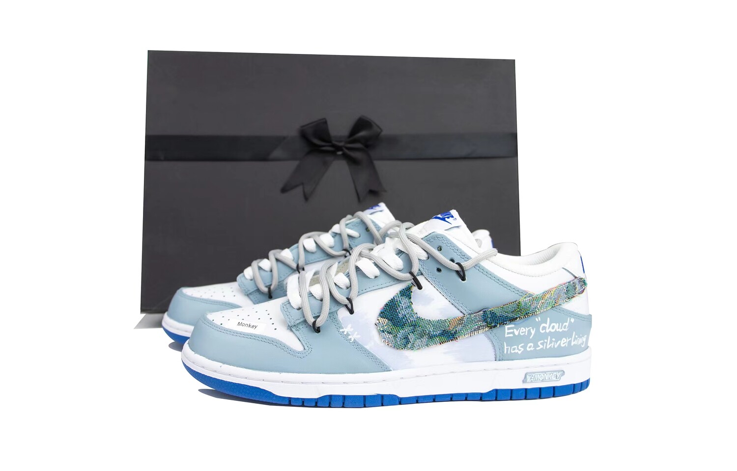 

Кроссовки Nike Dunk Skateboarding Shoes Men Low-top White, цвет Happy Bay
