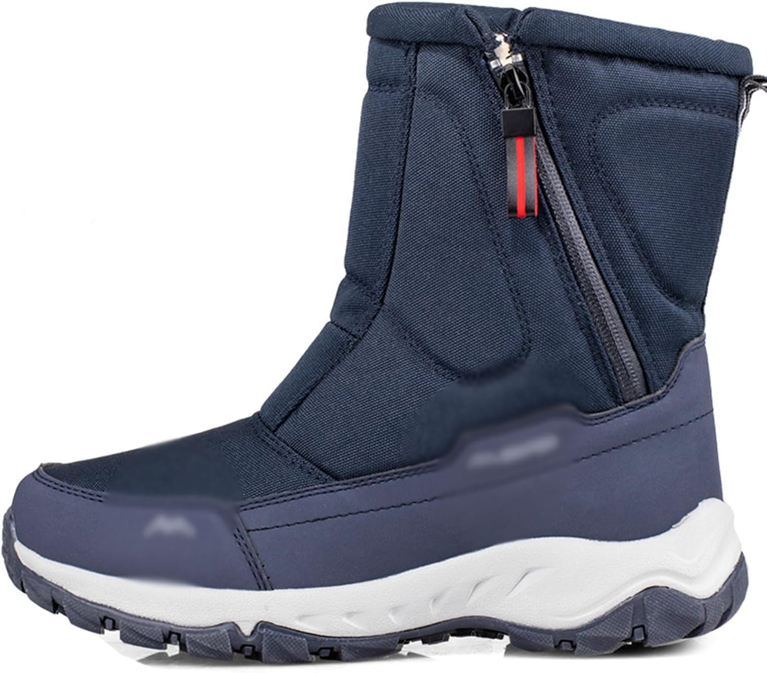 

Зимние водонепроницаемые сапоги DHAEY для женщин, уютные повседневные теплые сапоги с искусственным мехом, на молнии сбоку, противоскользящие, унисекс, для улицы, средней длины (Цвет: серый, Размер: 11,5 для женщин / 10 для мужчин)