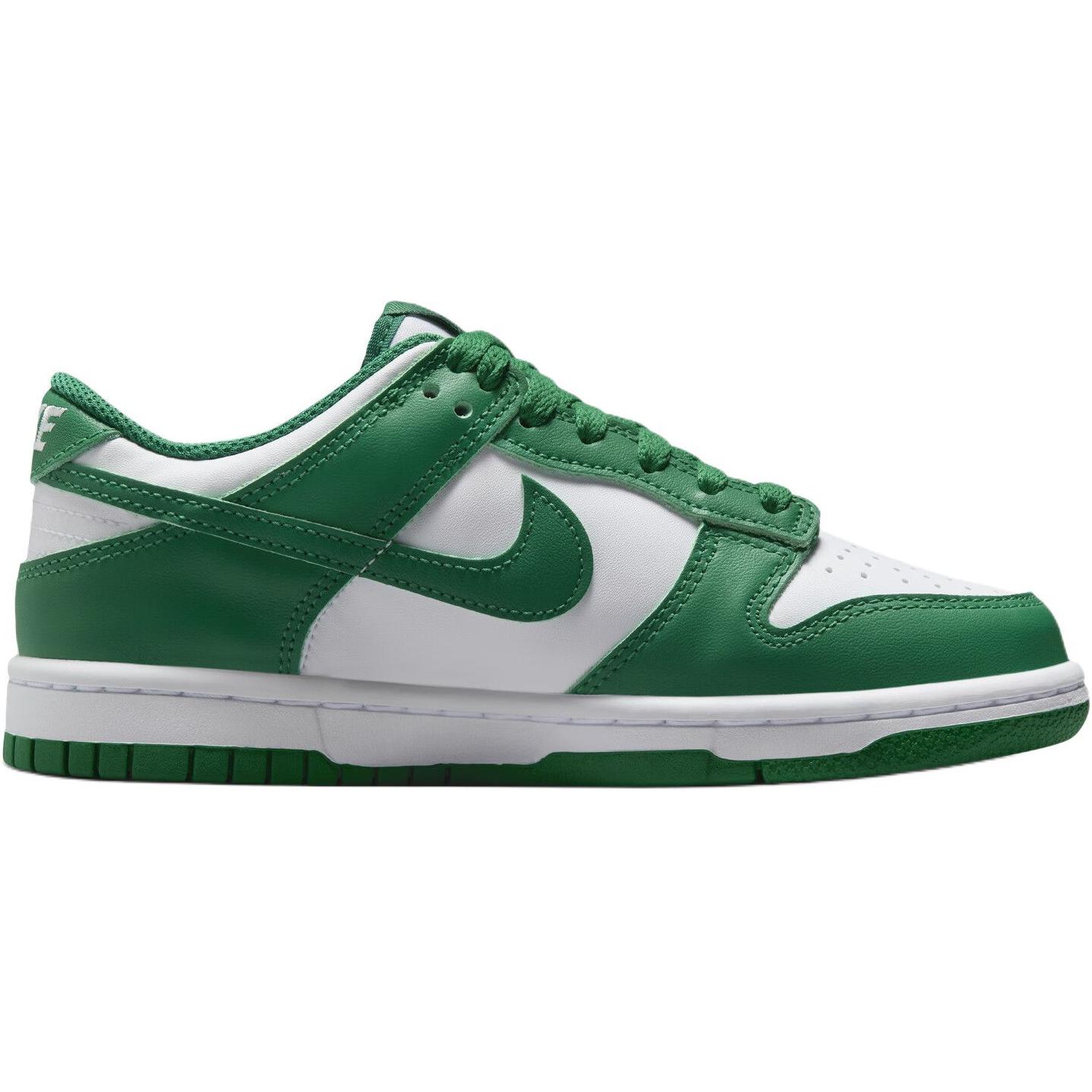 Детские кроссовки для скейтбординга Dunk Anti Slip с защитой от износа Nike, белый/зеленый — фото 2