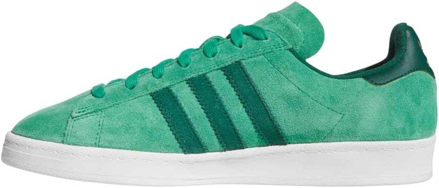 Мужские кроссовки adidas Campus Adv на шнуровке для повседневной носки - зеленые — фото 3