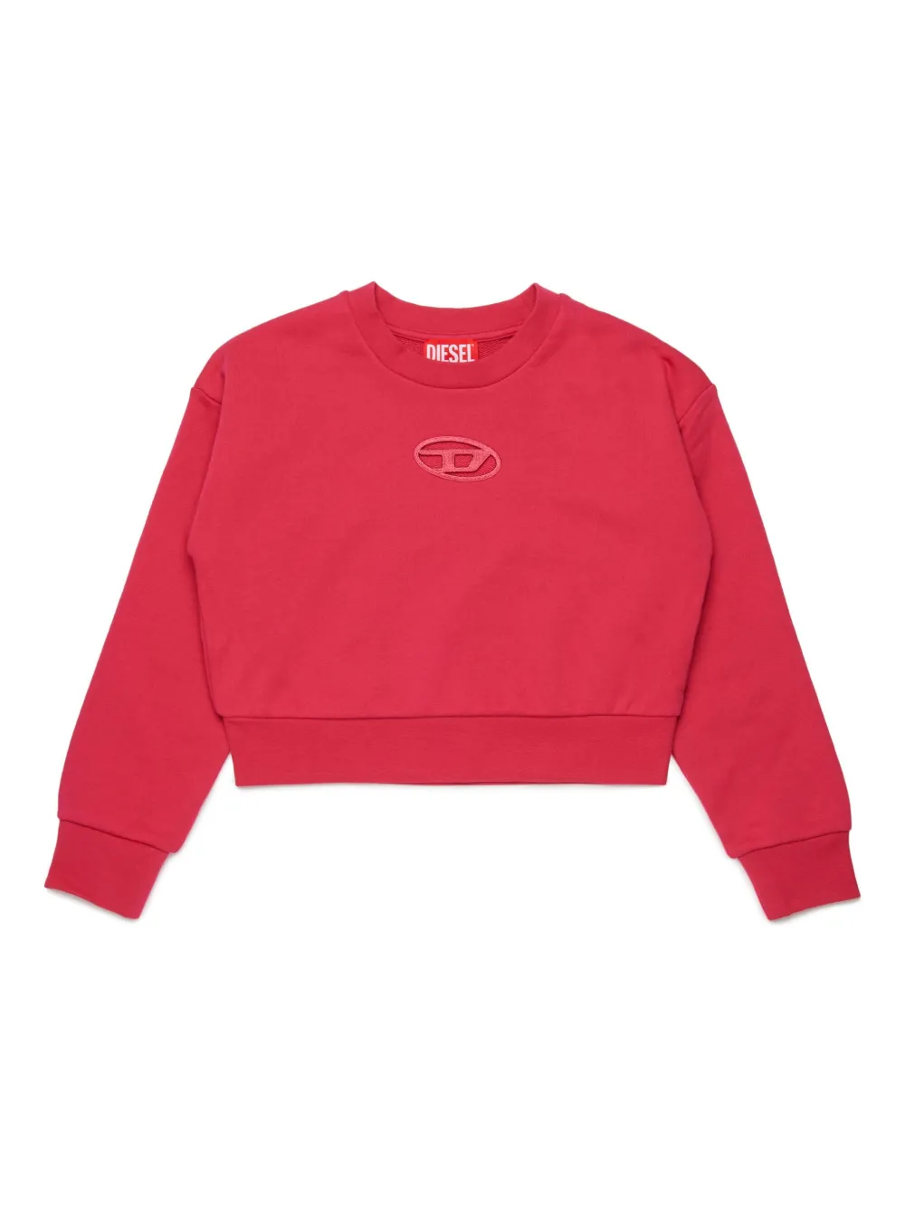 

Толстовка с логотипом Oval D Diesel Kids, розовый