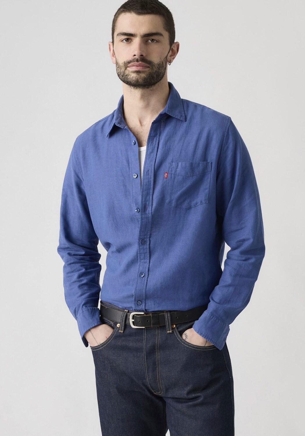 LEVI'S  Рубашка на пуговицах 'Sunset' в темно-синем цвете, Regular fit — фото 3