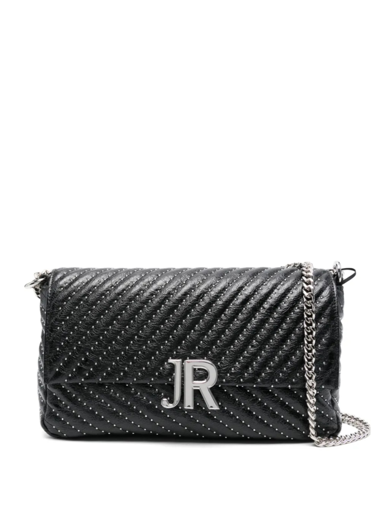 

Сумка через плечо с заклепками John Richmond, черный