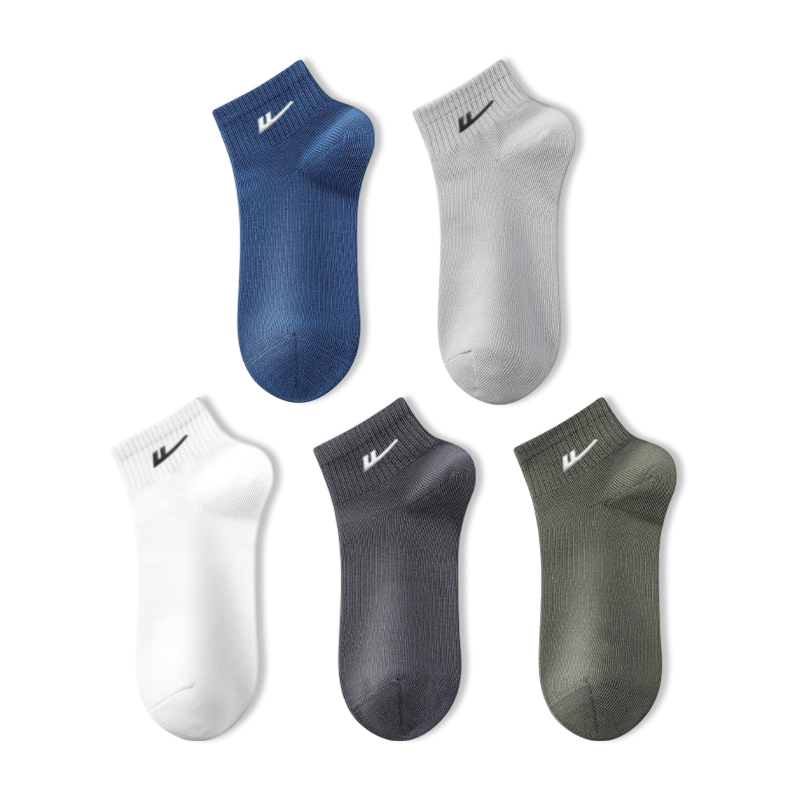

Носки Warrior Ankle Socks мужские, 5 пар, Medium Blue+Light Gray+White+Iron Gray+Army Green[Five-Pair Set]