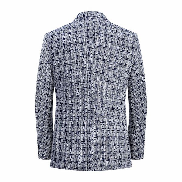 Блейзер для мальчиков slim fit в клетку houndstooth Elie Balleh — фото 2