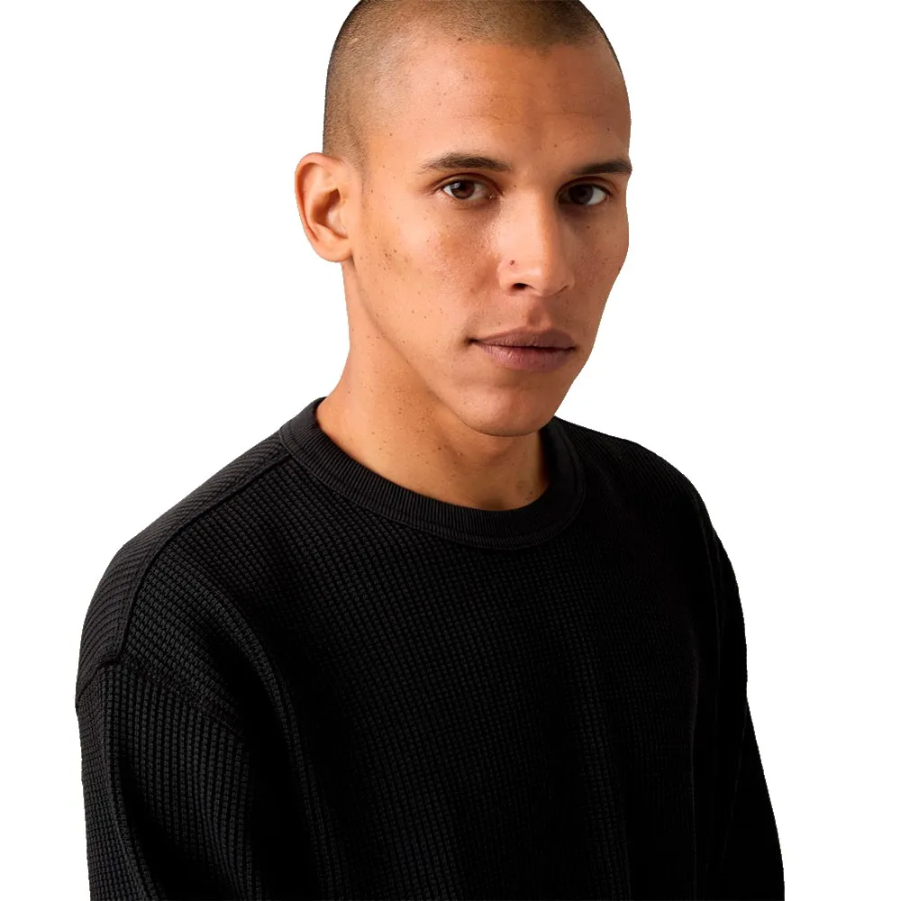 Футболка с длинным рукавом Levi's Thermal Relaxed Fit, черный — фото 4