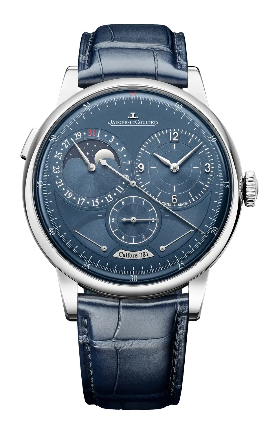 Дуометр Кантьем Люнэр - 604848J JAEGER-LECOULTRE, синий
