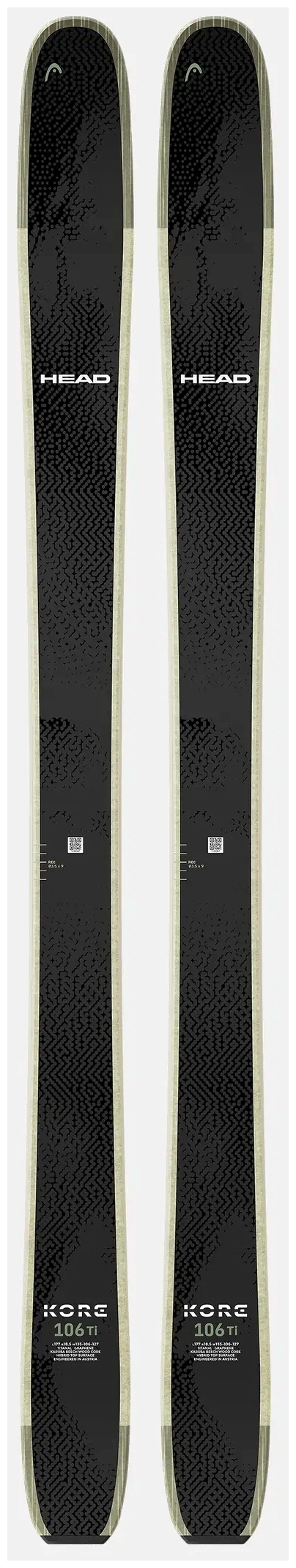 

Новые лыжи Head Kore 106 Ti 2026 года, длина 191 см