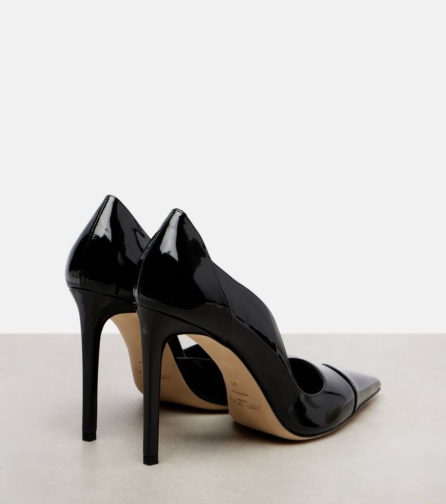 Туфли-лодочки Brigitte 100 из лаковой кожи Jimmy Choo, Black — фото 2
