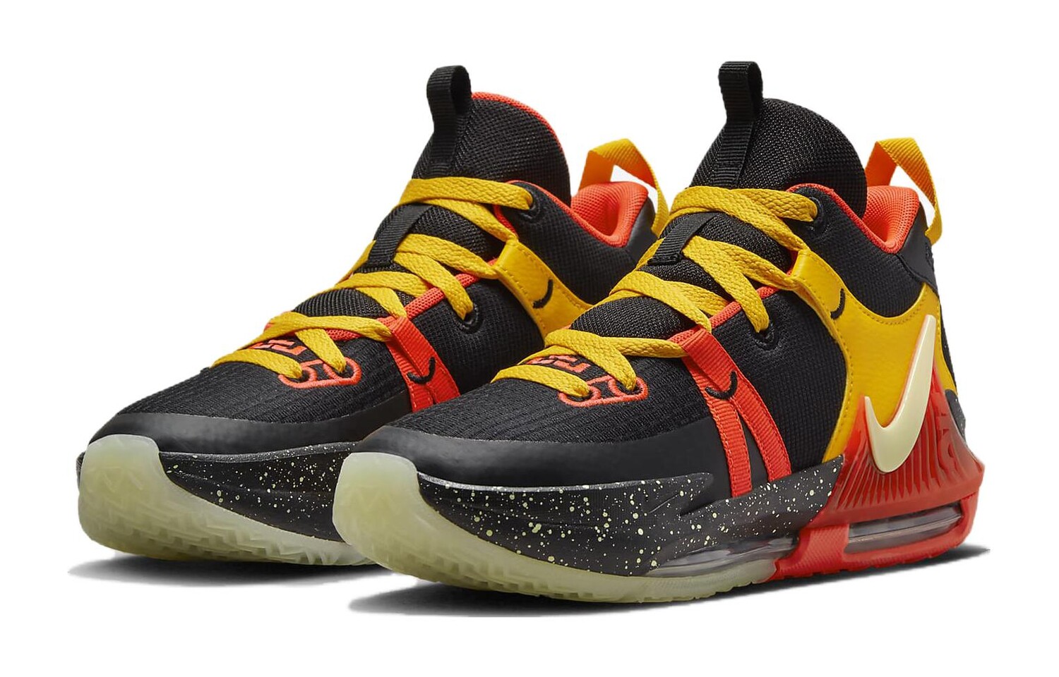 Баскетбольные кроссовки Witness 7 Kids GS Nike, черный/желтый — фото 3