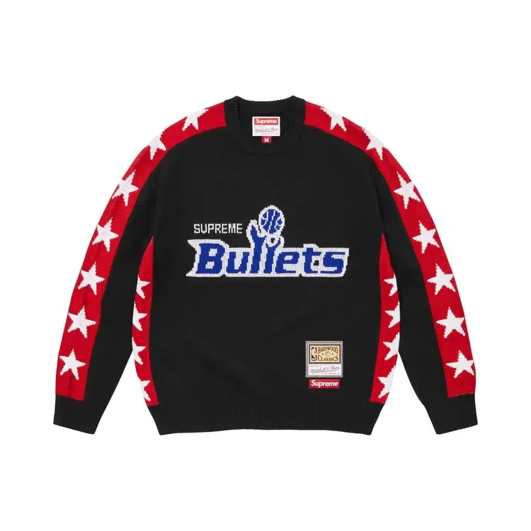 Свитер Supreme x Mitchell & Ness Teams, черный