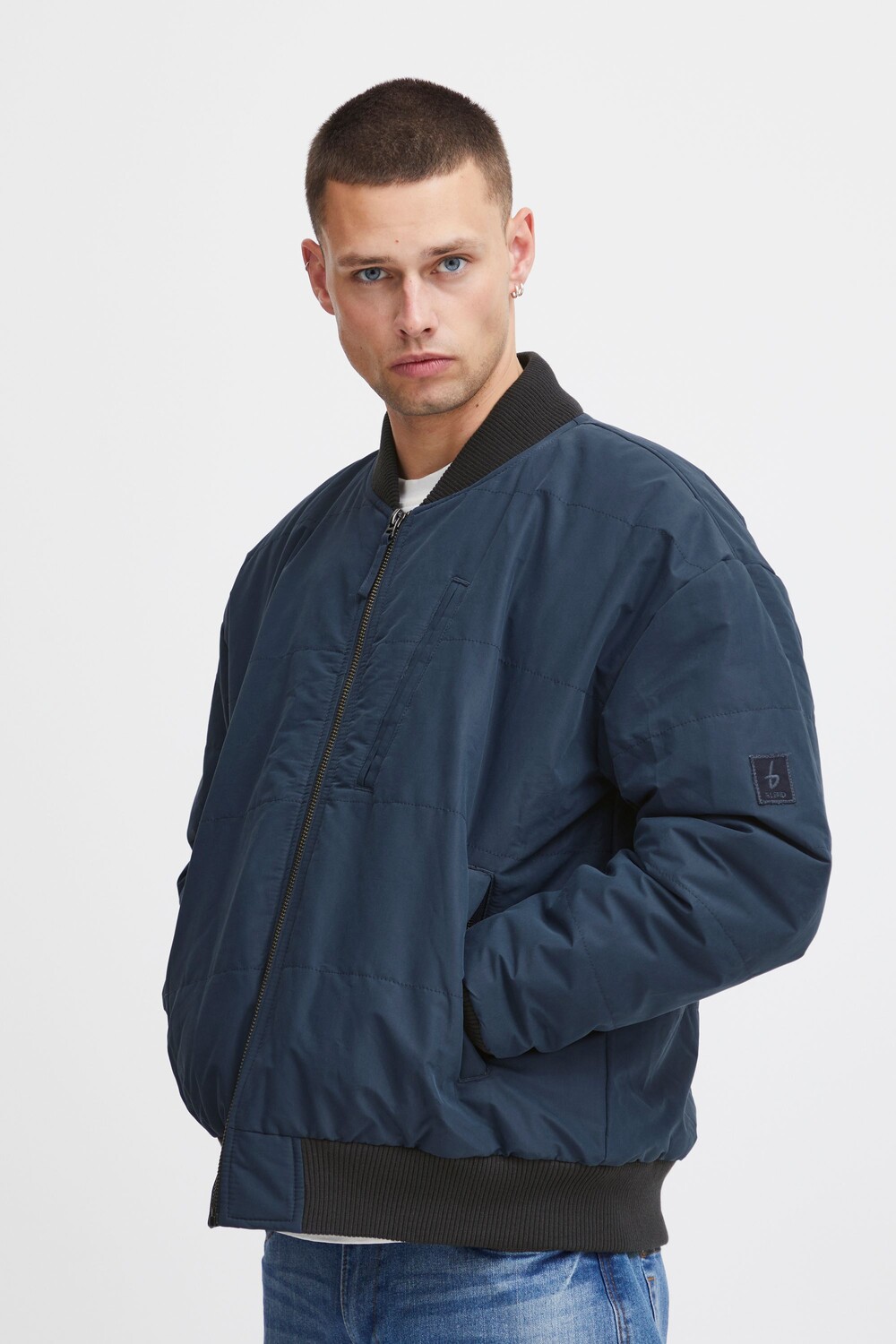 

Куртка BLEND Bomberjacke Outerwear 20716181, синий