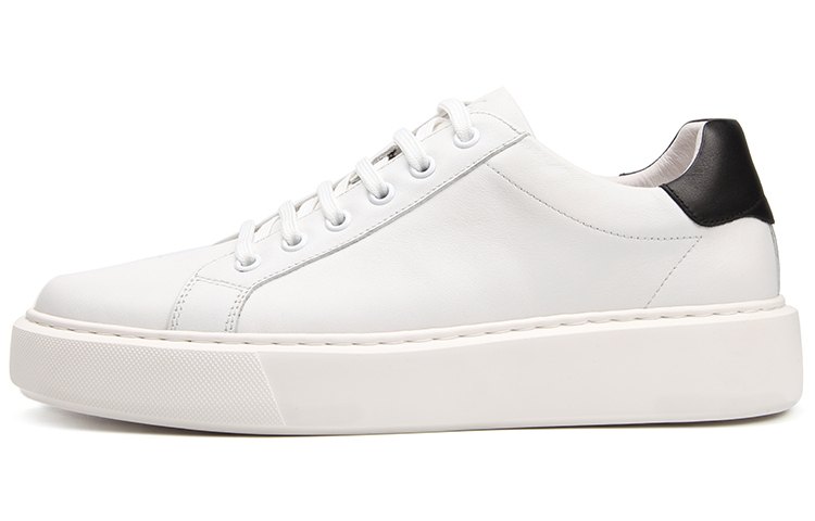 

Стильные скейтерские кроссовки мужские черно-белые Satchi