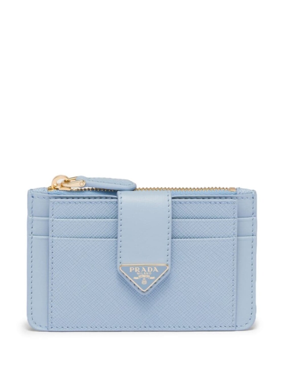 

Prada кошелек на молнии с логотипом, синий