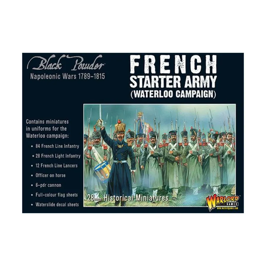 

Французская стартовая армия (кампания Ватерлоо), Black Powder - Napoleonic Wars 1789-1815 - French Empire (28mm)