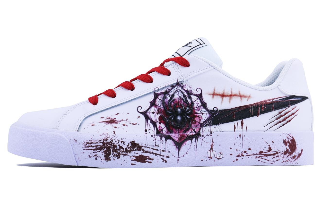 

Кроссовки Nike Court Royale Skateboarding Shoes Unisex Low-top Black/Red, белый