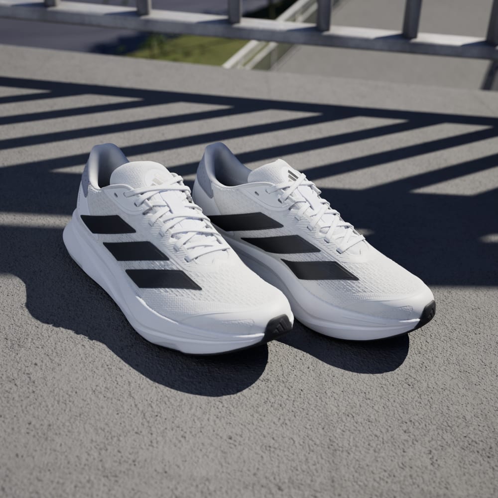 Кроссовки Adidas Duramo SL 2 Running Shoes, цвет Cloud White/Core Black/Halo Silver — фото 4