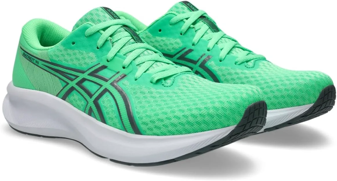 Мужские кроссовки для бега ASICS Patriot 14, зеленый/серый — фото 2
