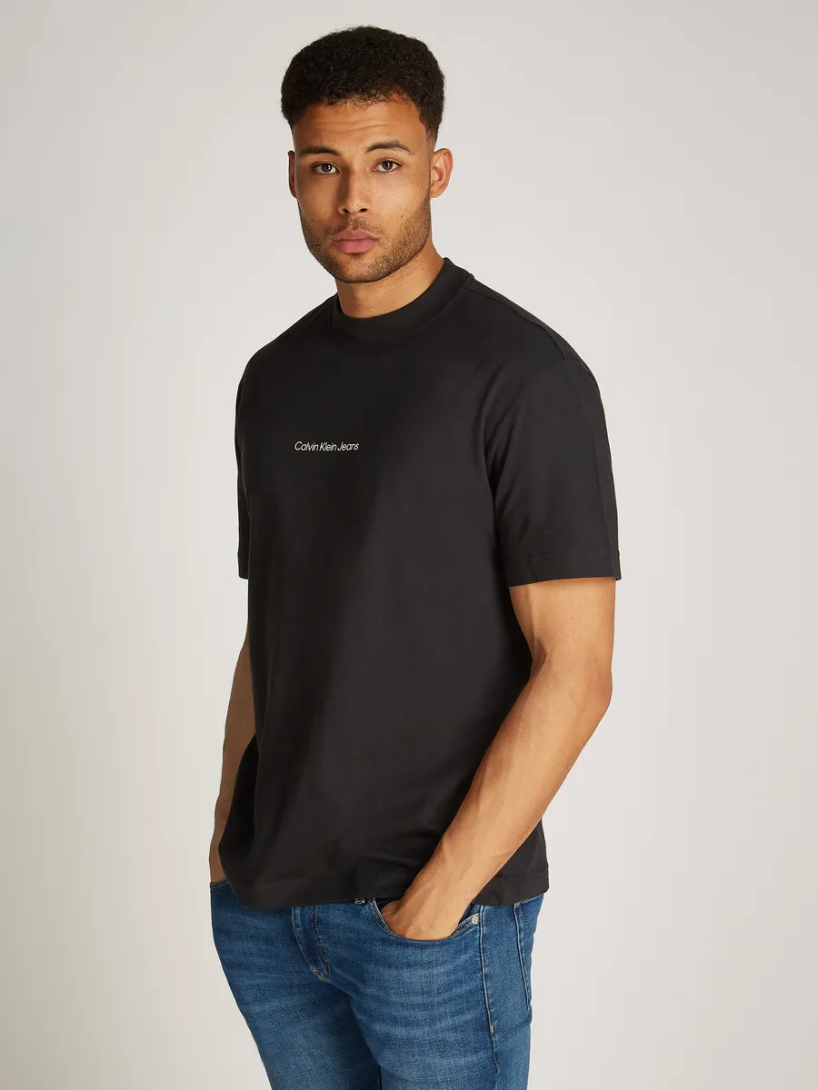 

Футболка Calvin Klein Jeans "GRID MONOGRAM TEE", с принтом на спине, черный