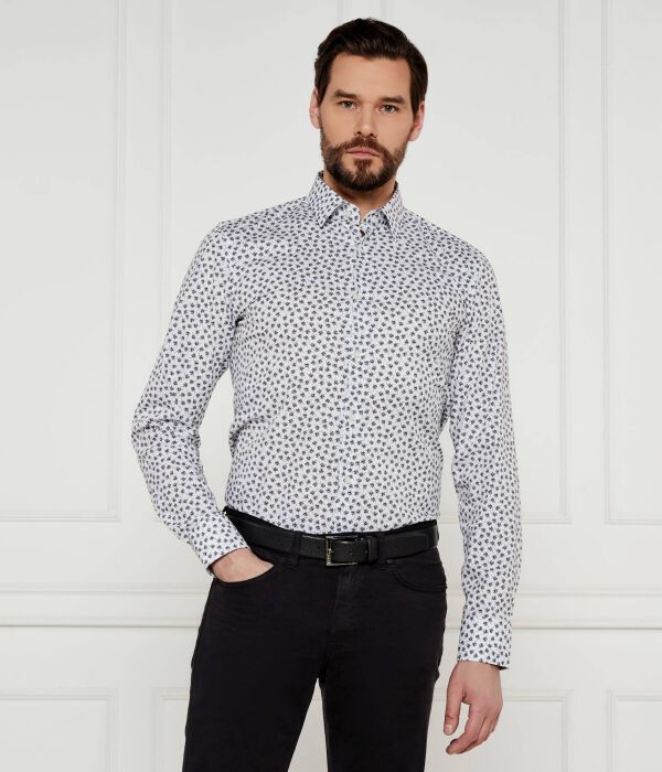 

Рубашка h-hank-s-kent-c1-232 Slim fit Boss, белый