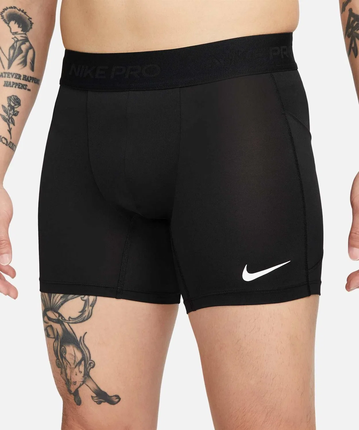 Шорты Nike Pro Dri-FIT Brief Shorts, чёрные — фото 2