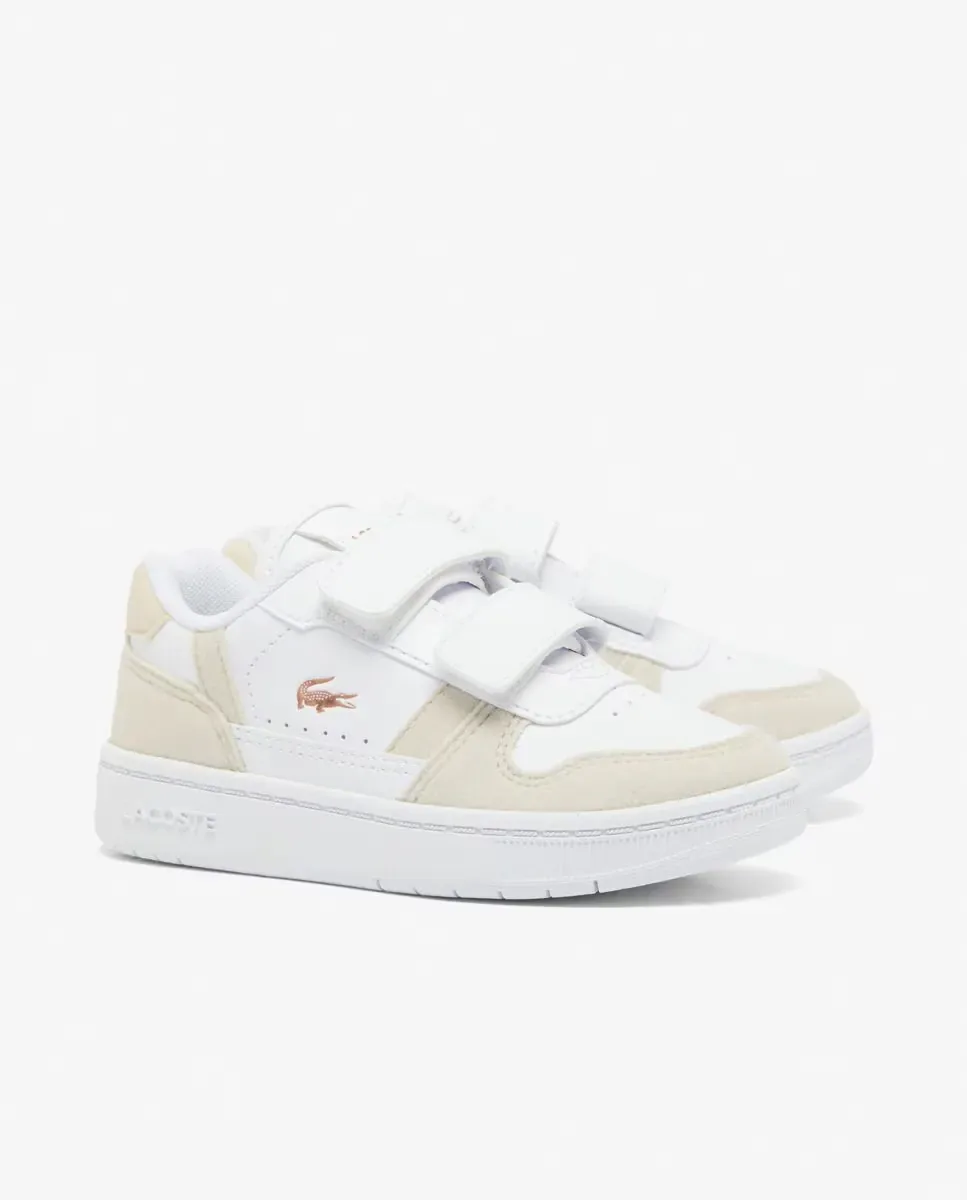 Детские спортивные кроссовки T-Clip комплект Lacoste, белый — фото 3
