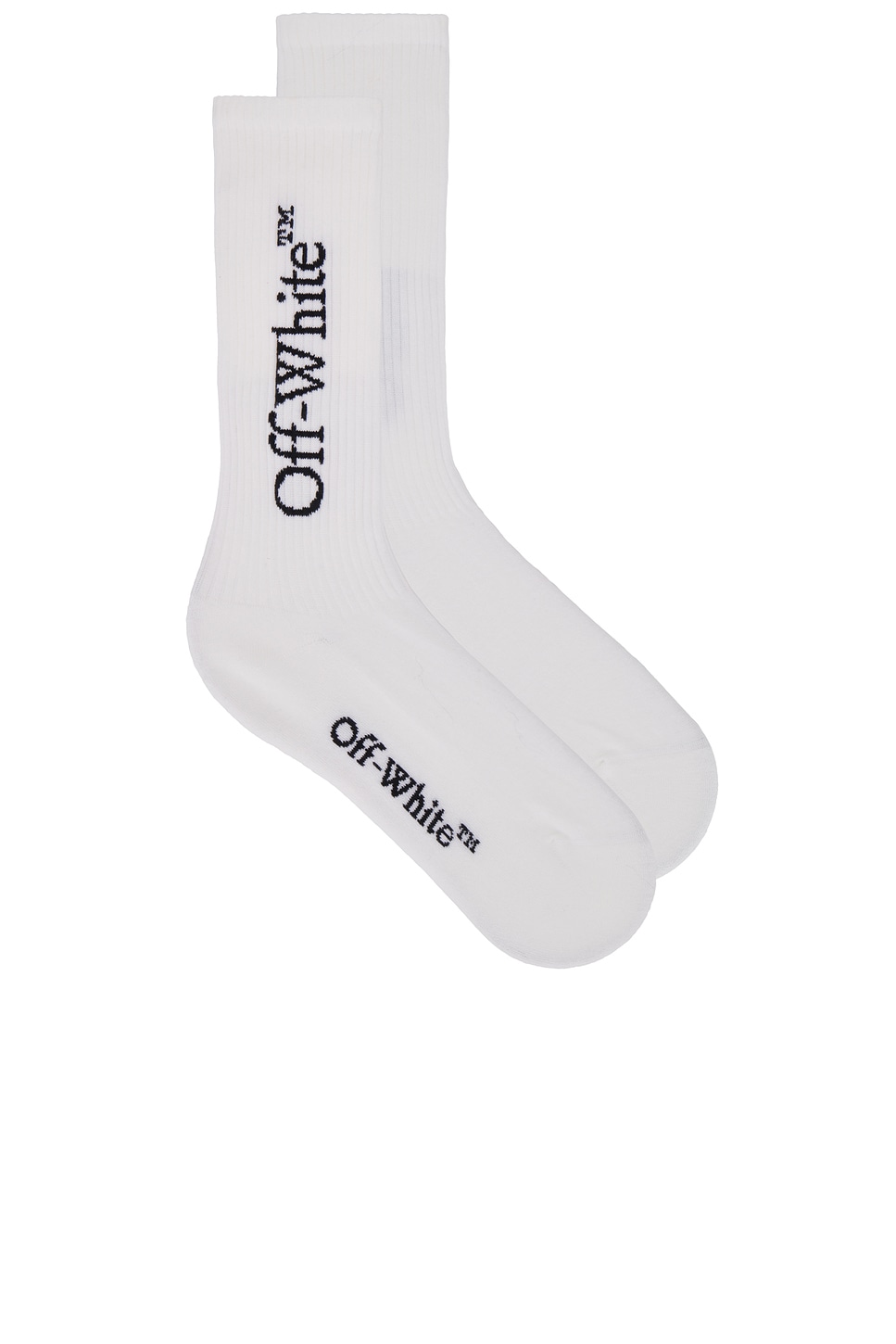 

Длинные книжные носки Off-White, черный