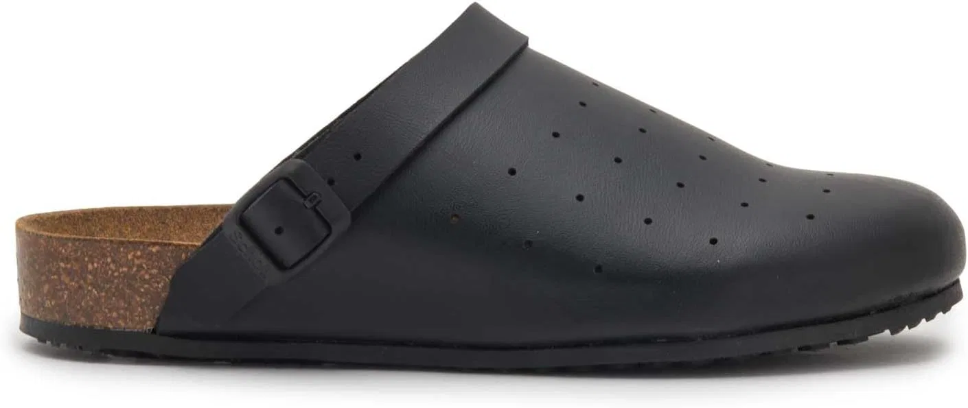 Клоги Scholl Unisex Cork Pro Medical Work Shoe, Black