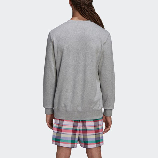 Толстовка originals x noah men's shell logo crewneck Adidas, серый — фото 4