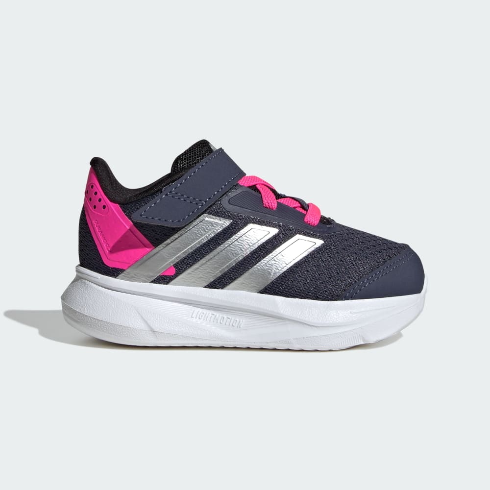 

Кроссовки Adidas Duramo 2.0 Shoes Kids, цвет Shadow Navy/Silver Metallic/Lucid Pink