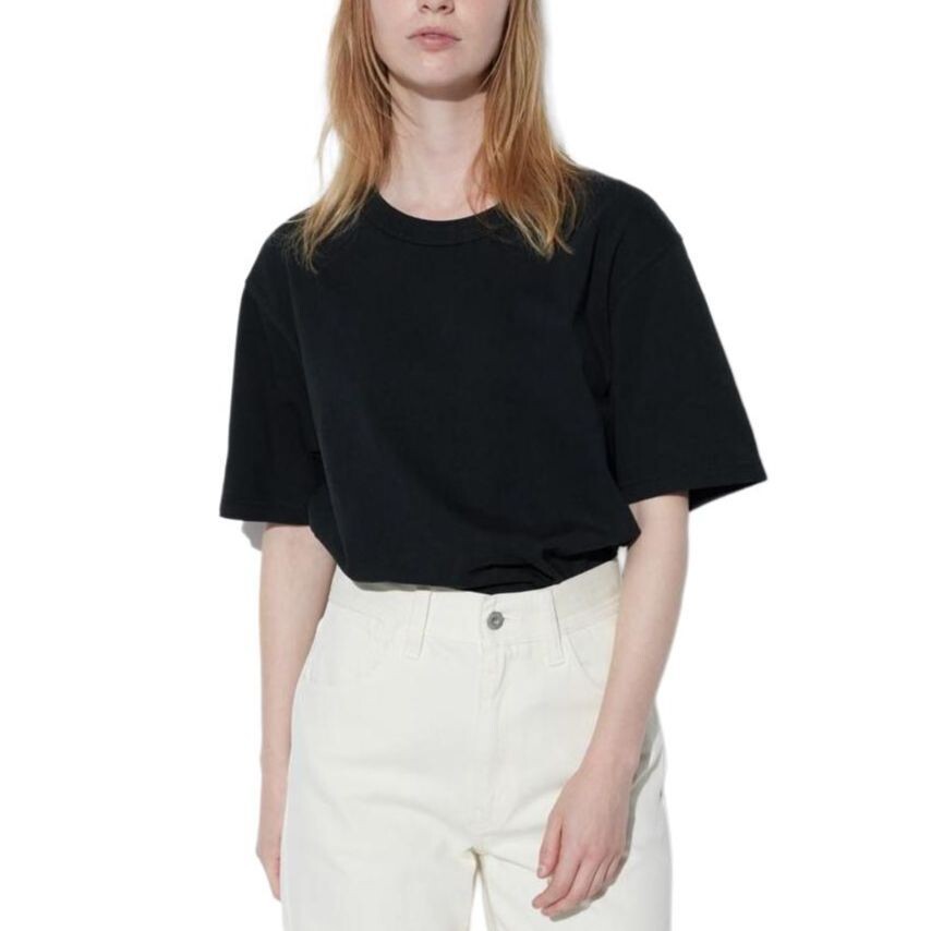 Мужская футболка UNIQLO, черная — фото 2