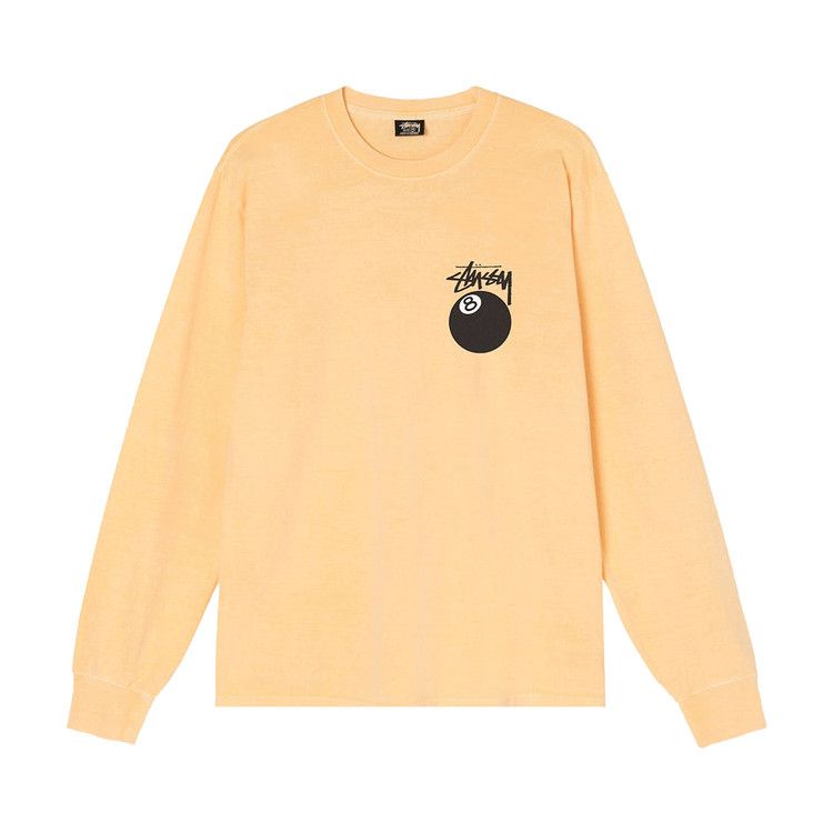 

Футболка Stussy 8 Ball Pigment Dyed Long-Sleeve Tee, Natural