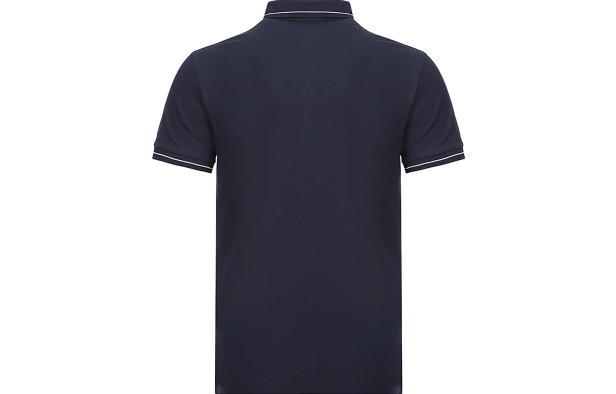 EMPORIO ARMANI Поло мужское marine dark blue — фото 4