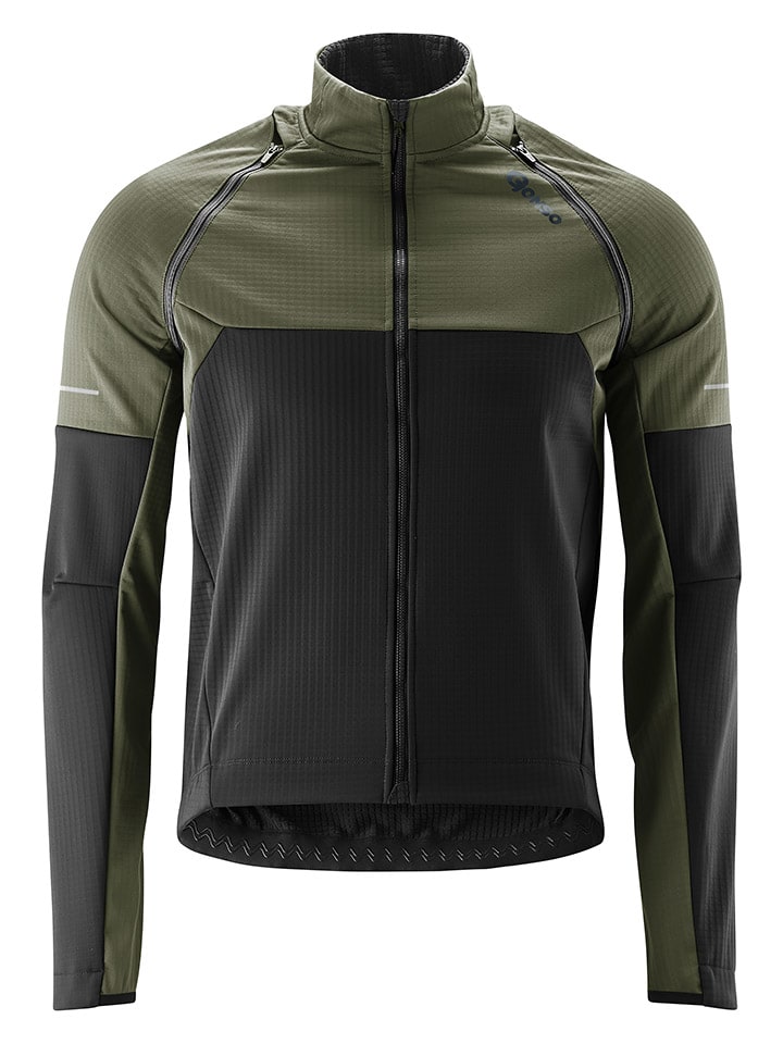 

Gonso Куртка-софтшелл со съемными лямками, цвет хаки/антрацит