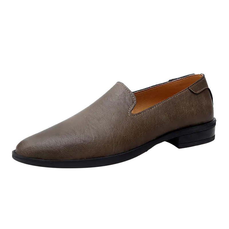 

KUPE Мужские повседневные туфли мужские низкие топы коричневые, цвет Brown