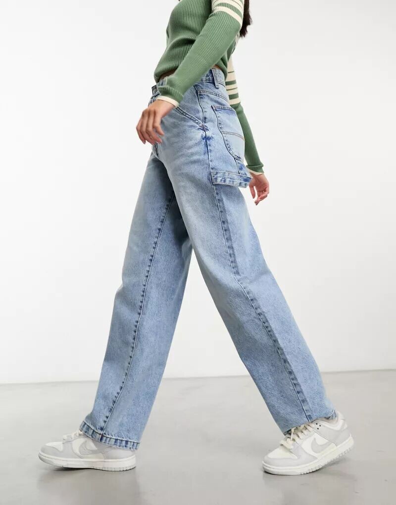 

Джинсы из светлого денима Cotton On свободного кроя с широкой посадкой Cotton:On