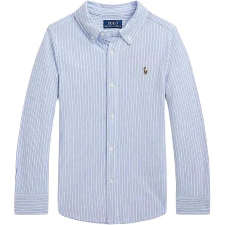 

Polo Ralph Lauren Поло в полоску весна-осень Kids' Light Blue