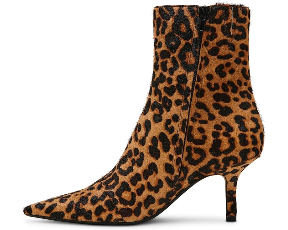 Ботинки женские Steve Madden Alston на каблуке с принтом, леопардовый — фото 4