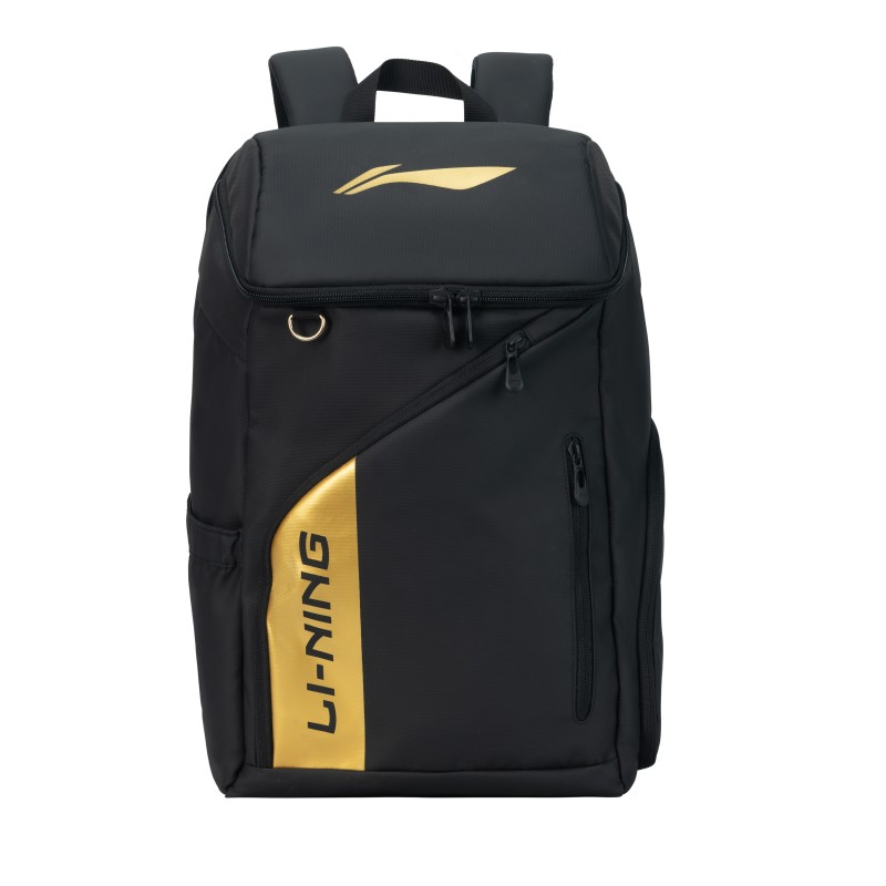 

Лининг Полиэстеровый рюкзак обычный унисекс черный золотой