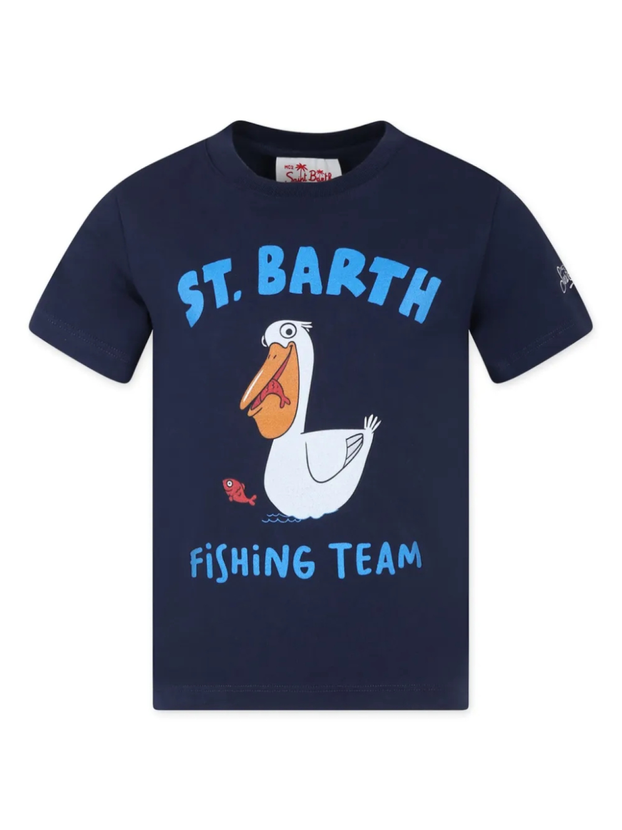 

MC2 Saint Barth Kids футболка с логотипом, синий