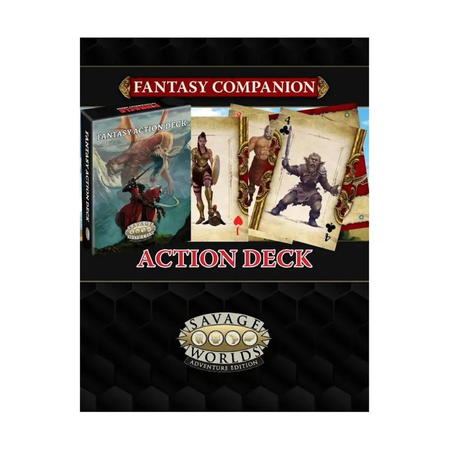 

Бокс-сет Fantasy Action Deck, Savage Worlds - Adventure Edition