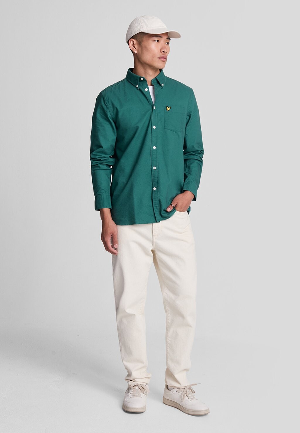 

Рубашка PLAIN OXFORD Lyle & Scott, синий